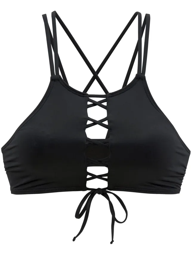 Bustier bikinitop zwart, foto 2
