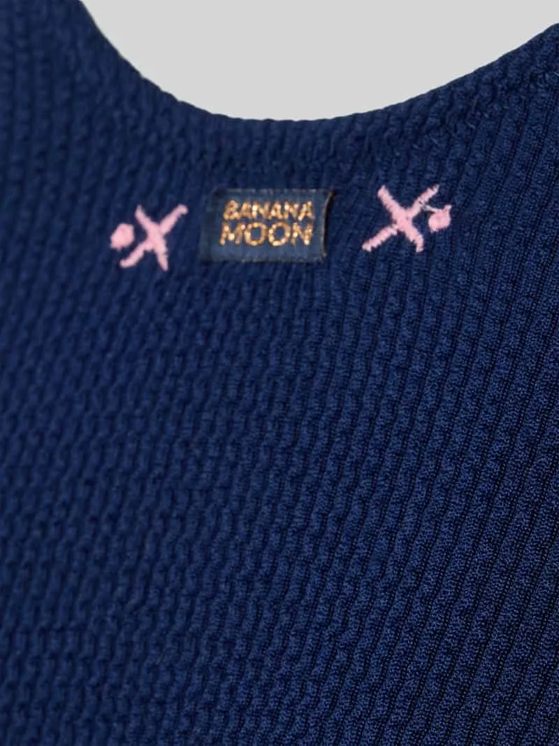 banana moon Badpak met labeldetail model 'BELMAR' Donkerblauw