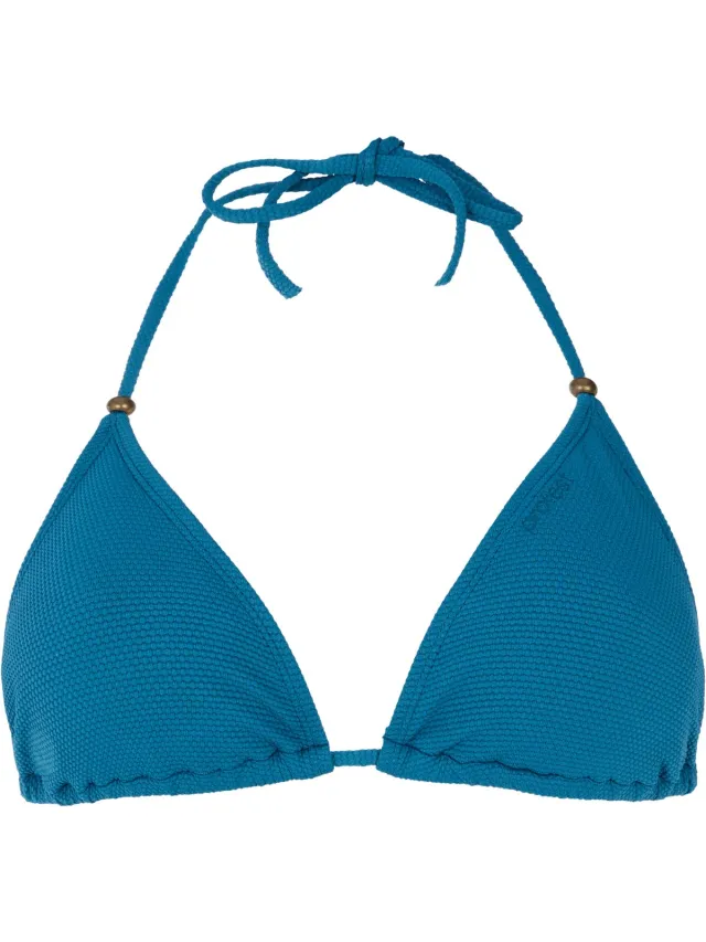 Protest Mixaleras – Triangel bikini top Dames – Koordsluiting – Uitneembare vulling – Mix & Match – Surfing Blue