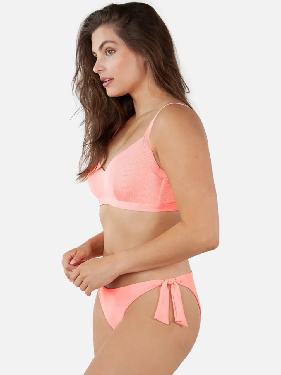 Barts voorgevormde beugel bikinitop Cimazy zalmroze felroze, foto 4