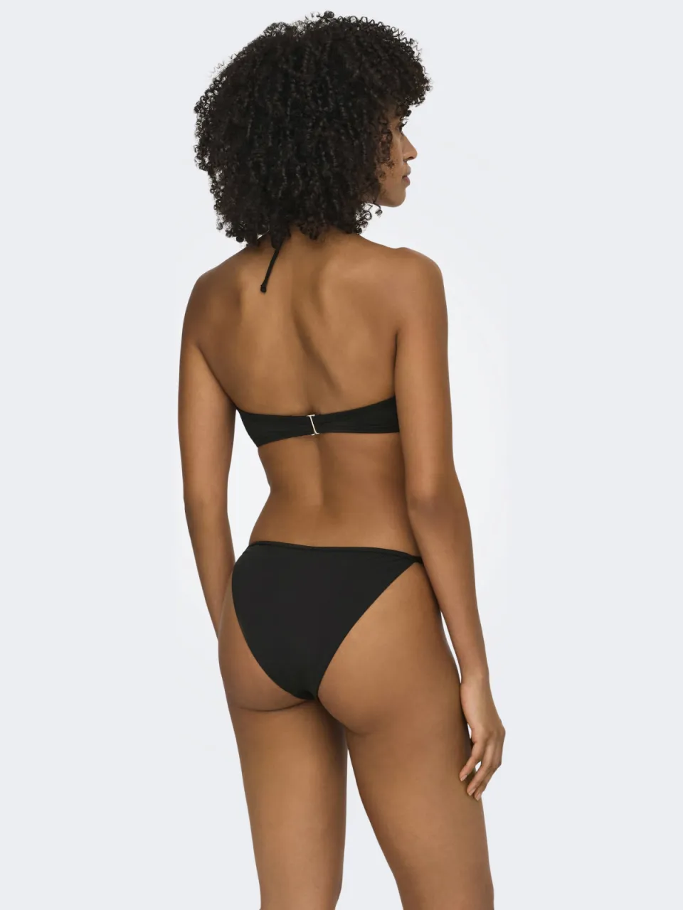 Only strapless bandeau bikinitop zwart, foto 4