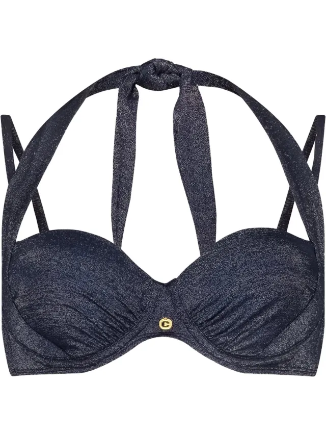 Ten Cate multiway bikini top royal blue voor Dames | Maat 40E (80E)