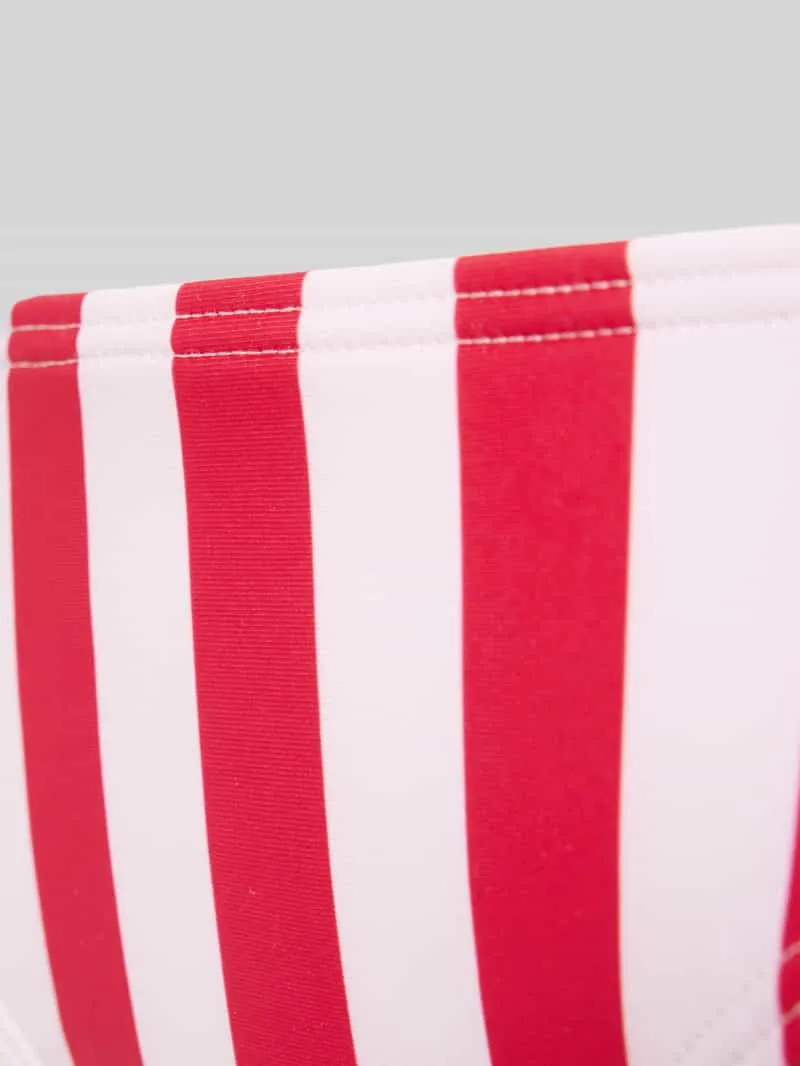 Pieces Bikinibroekje van elastische materiaalmix model 'BAOMI' rood, foto 3