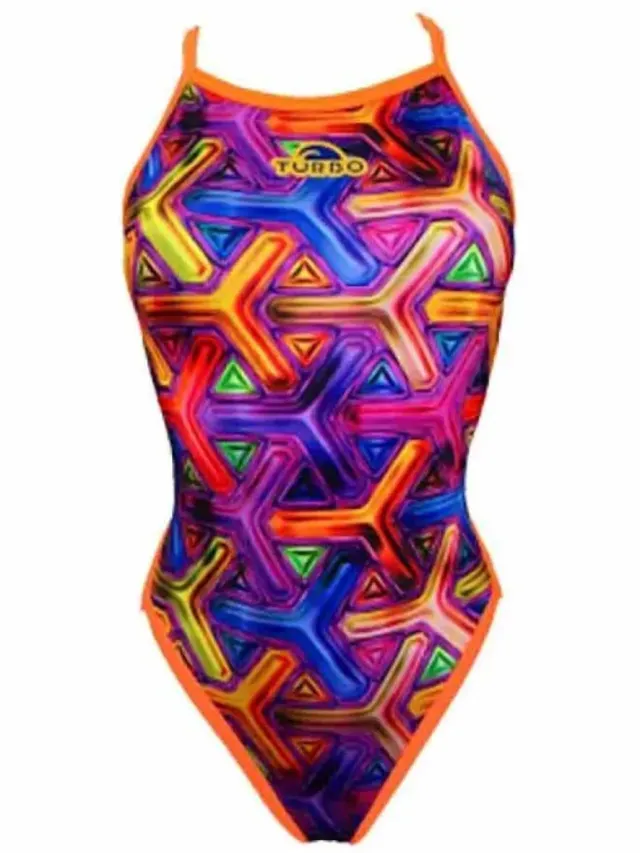 Turbo Revolution Zwemkleding Veelkleurig 3XL Vrouw Orange