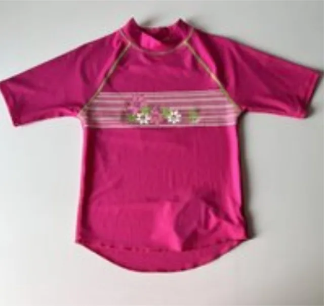 Zoggs zwemtshirt - roze - korte mouwen - 8 jaar
