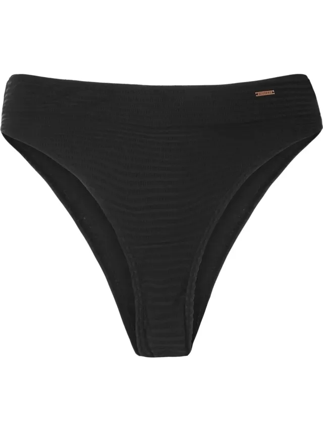 Protest MMSamae - Bikini broekje Dames - High waist - Hoog uitgesneden True Black