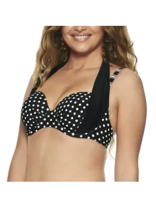 Wiki Madrid Magic Bikini Top Zwart