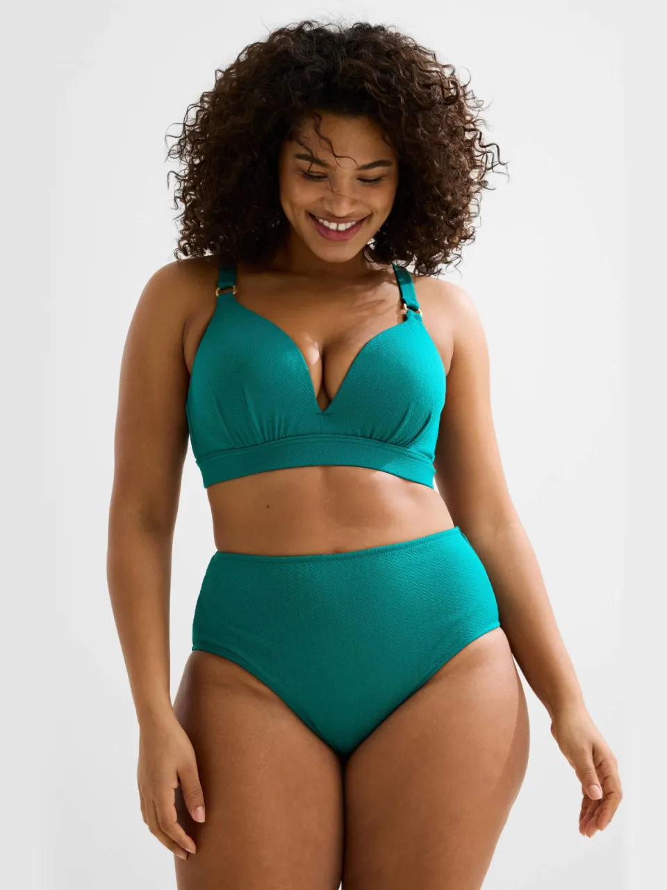 BEACHWAVE Curve beugel bikinitop groen