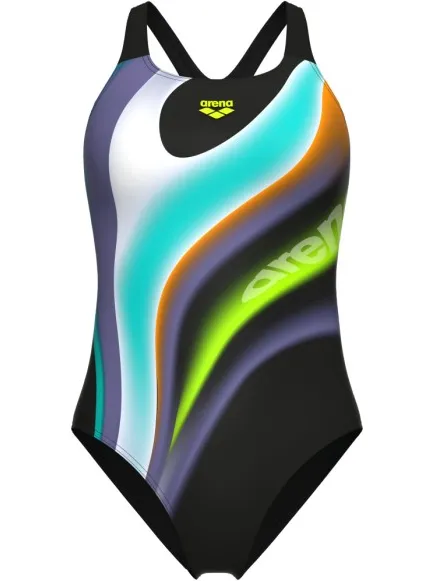 Arena Water Fluids Swim Pro Back badpak meerkleurig