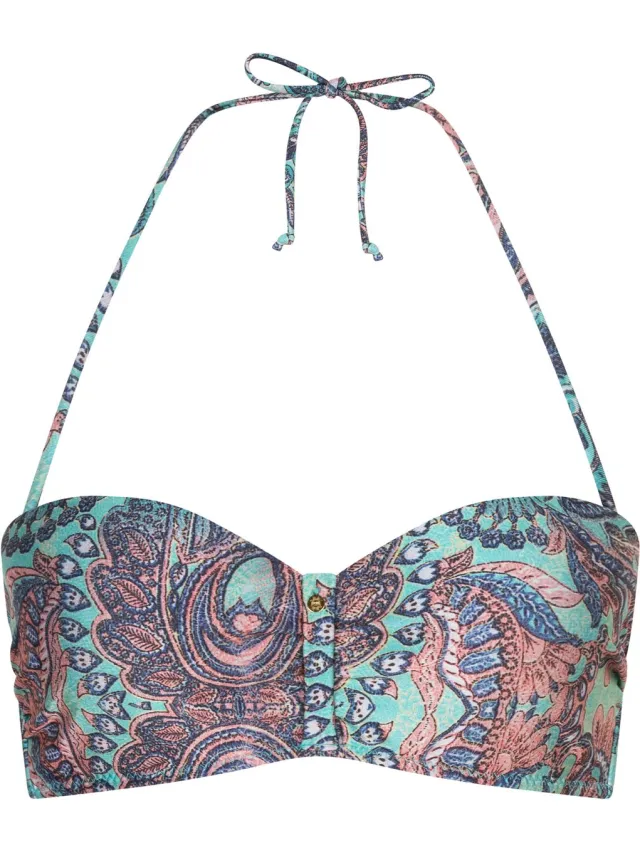 Chic by Lirette Bandeau bikini top Quetzal - Turquoise - 40