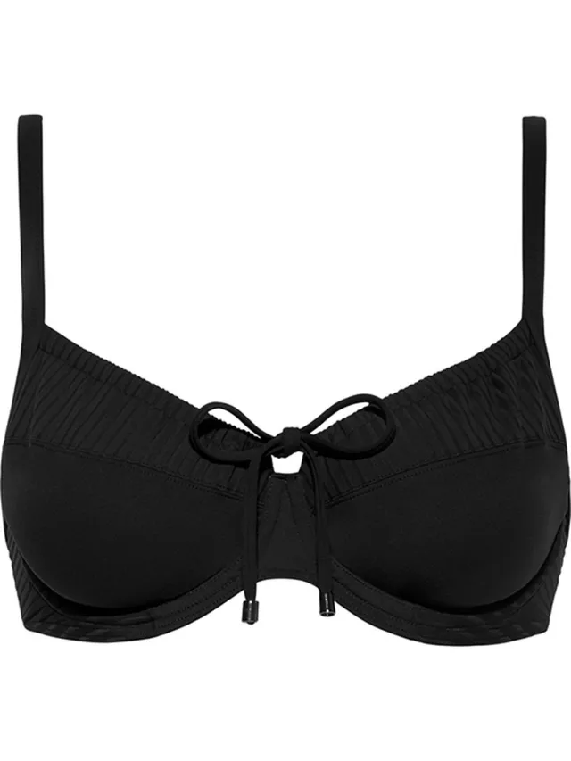 Cyell Caviar Bikinitop met Beugel Zwart