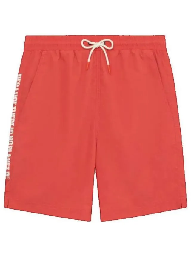 Ecoalf Shark zwemshort rood