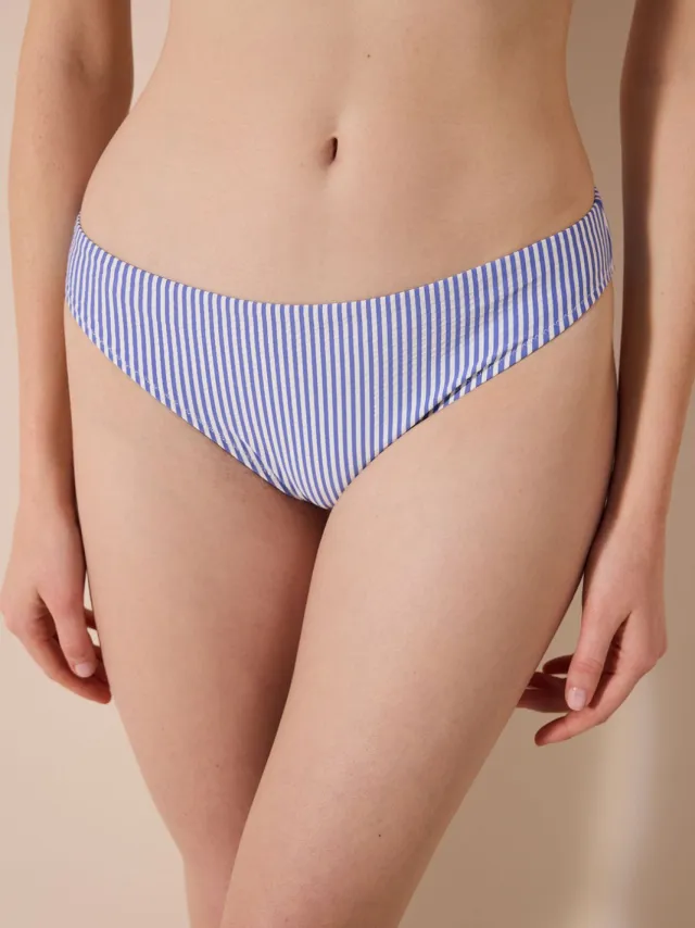 Penti Gestreepte Bikini Onderkant met Middelhoge Taille Veelkleurig