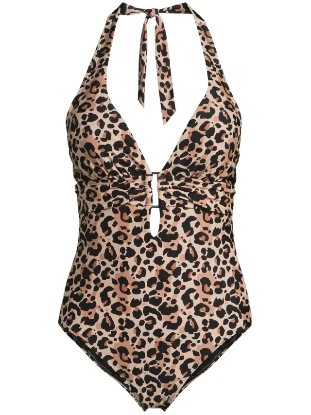 BEACHWAVE corrigerend badpak beige/zwart