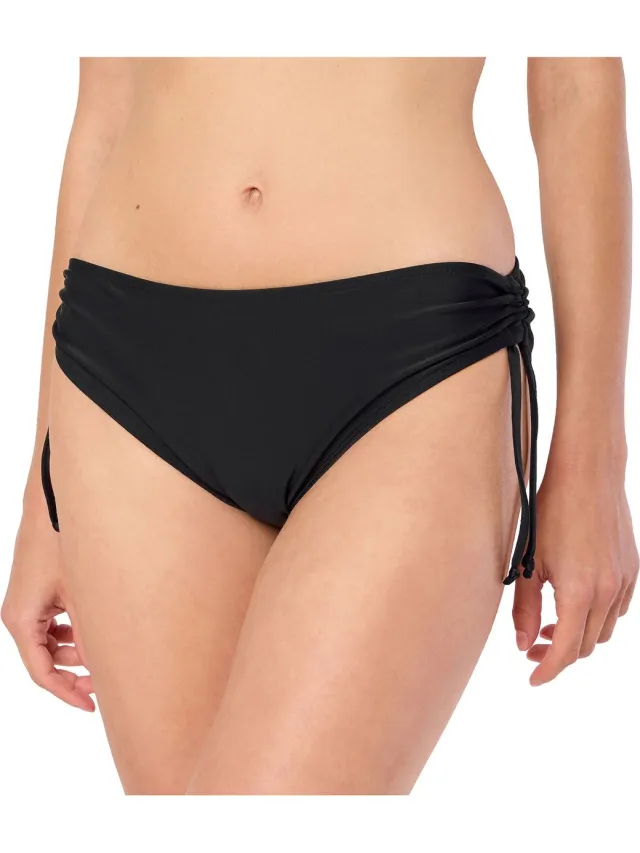 Merry Style Dames Zwembroek - Bikinibroekje - Elastische tailleband - Polyamide & Elastaan – Zwart (9240) – 38 - MS-VR-Brief-2