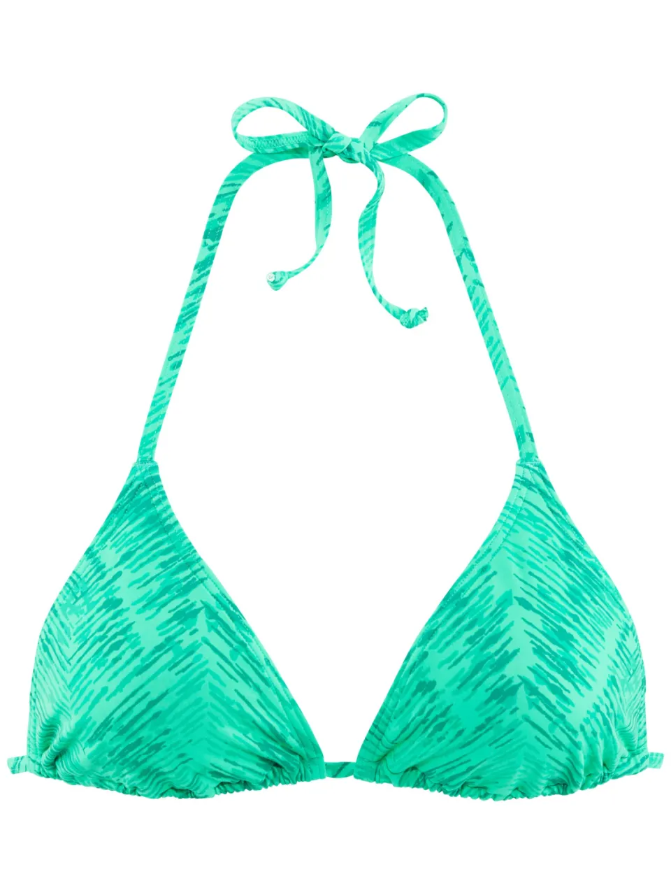 triangelbikinitop groen dessin, foto 2