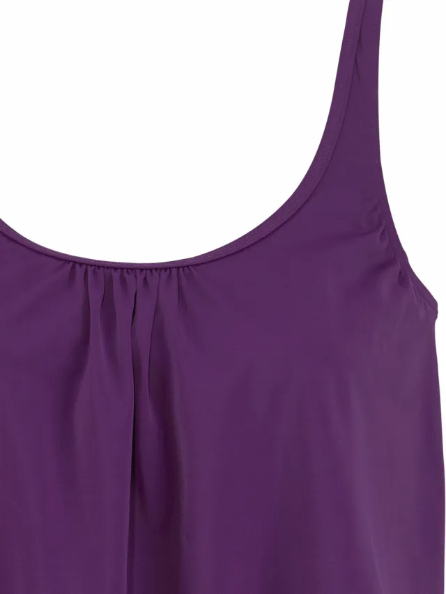 Oversized tankini aubergine, foto 2