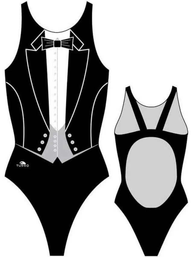 Turbo Smoking Pro Resist Zwemkleding Zwart L Vrouw Black / White
