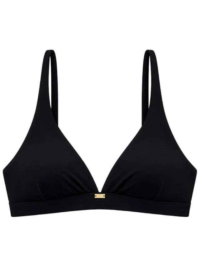 Sam Friday Flood voorgevormde triangel bikinitop zwart, foto 2