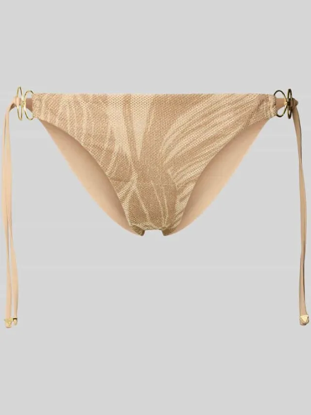 Guess Bikinibroekje met vetersluiting aan de zijkant model 'ZOE' Beige