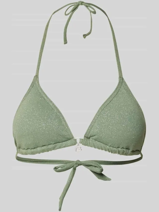 banana moon Glanzend bikinitop model 'CRICO SPARKLESUN' Groen