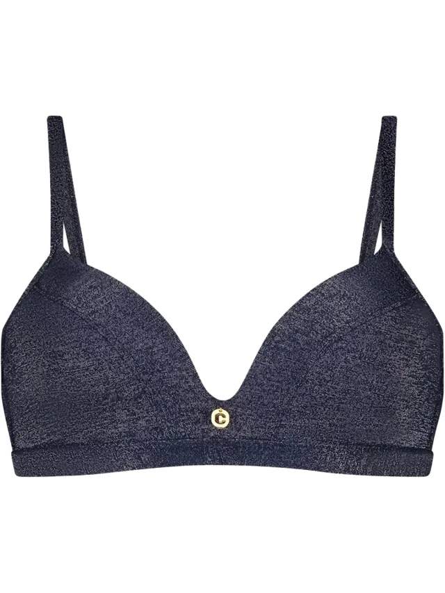 Ten Cate triangle bikini top royal blue voor Dames | Maat 42C (85C)