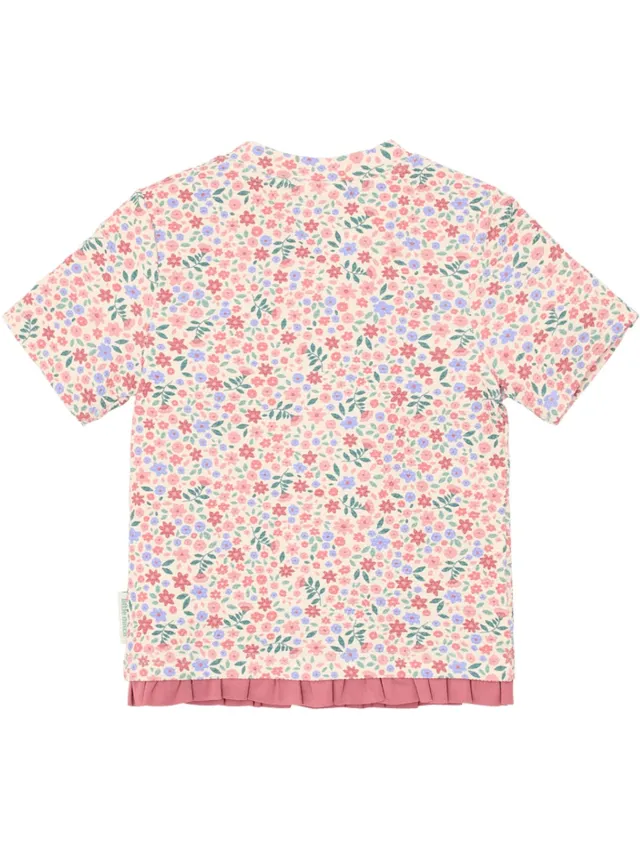 Little Dutch Zwemshirt Korte Mouwen - Dreamy Flowerfield - 98/104 Roze