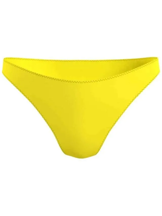 Tommy Hilfiger Dames/Dames Effen Logo Bikinibroekje (Geel)