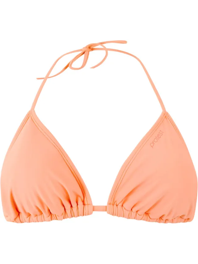Protest MIXAlus - Triangel bikini top Dames - Koordsluiting - Uitneembare vulling - Normale pasvorm - Zwart