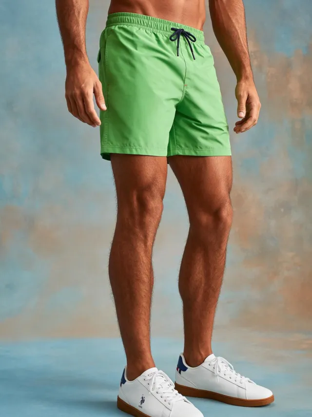 U.S. Polo Assn. Classic Fit zwemshort groen