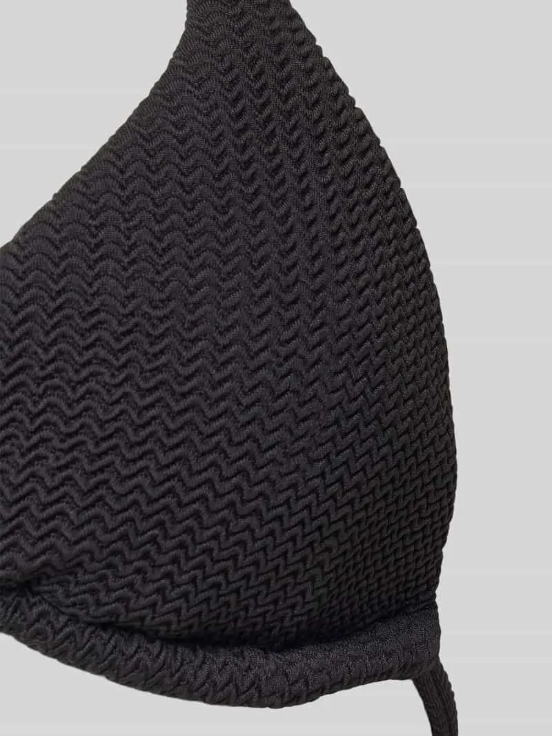 Seafolly Bikinitop met Structuurpatroon Model 'Dive' zwart, foto 2