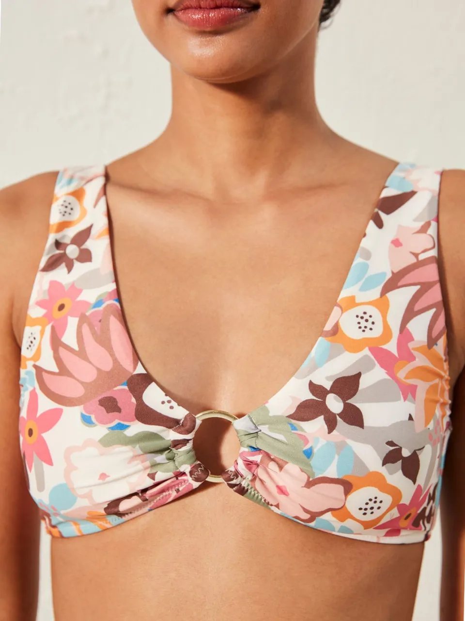 Penti Bloemenstrik Bikini Top veelkleurig, foto 2