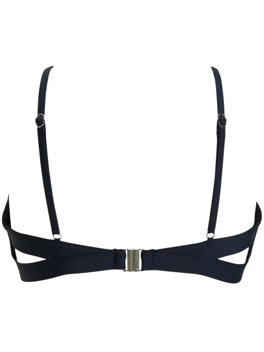 Seafolly Collective crop bikinitop donkerblauw blauw, foto 3