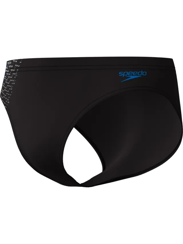 Speedo Zwembrief Endurance+ Tech Panel 7CM Zwart/Blauw Black / Blue