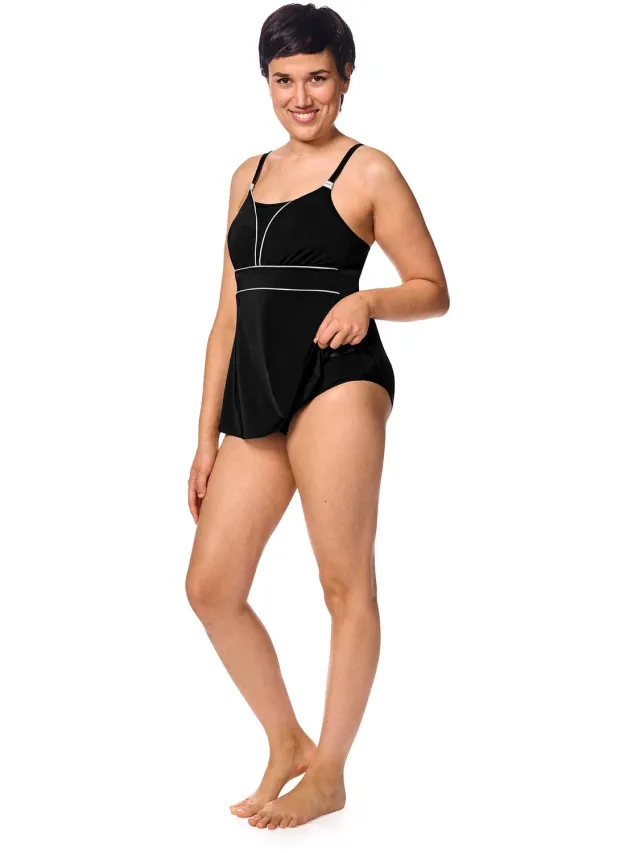 Amoena Ravello Prothese Badpak Ravello SA C0336 C0336 - black/silver - maat EU 40D / FR Zwart