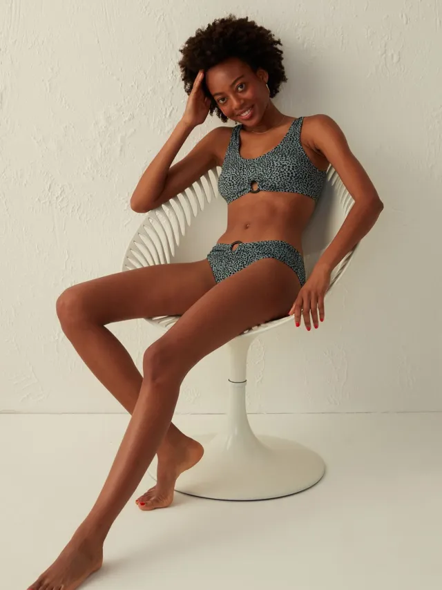 Penti Luipaard Mid-Waist Hipster Bikini Onderbroek Veelkleurig