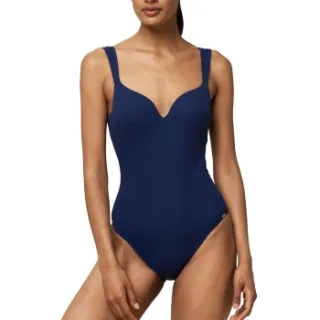 Triumph Summer Glow OWP gewatteerd badpak marineblauw Zwart,Blauw