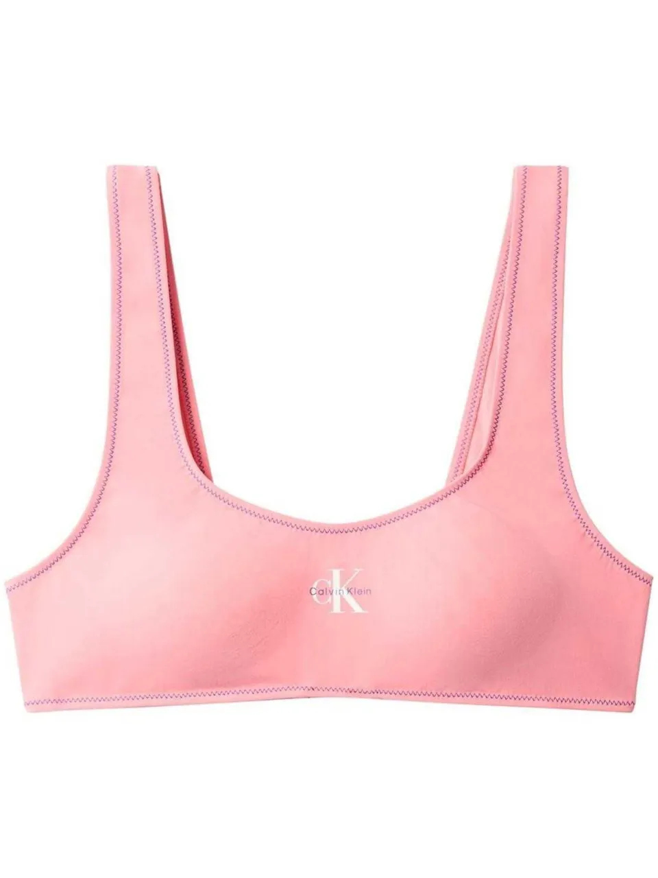 Calvin Klein Bralette-bikinitop voor dames (Scarlet) donkerrood, foto 2