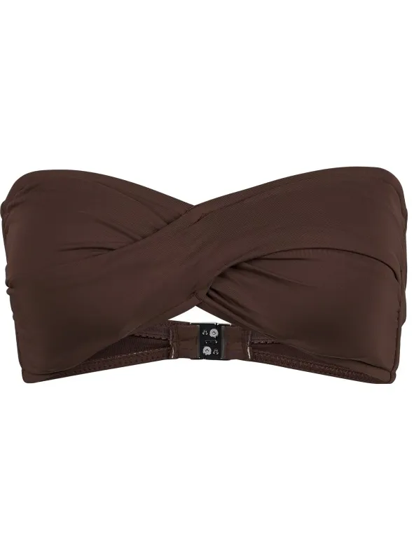 Seafolly Women's Collective Twist Bandeau - Bikinitop, wit