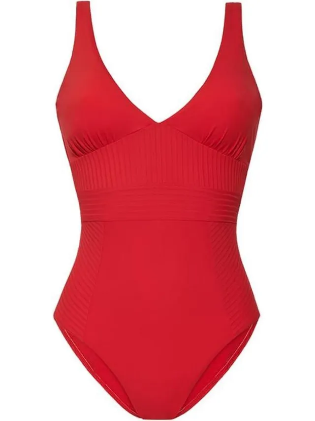 Cyell Dames Badpak Voorgevormd Rood