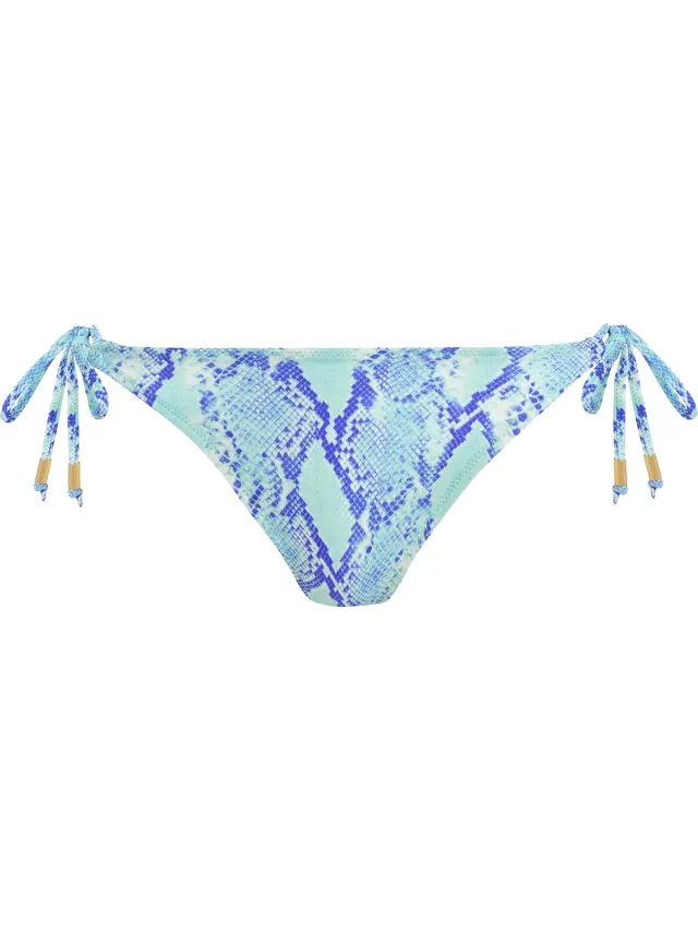 Freya Komodo Bay Tie Side Bikini Brief Dames Bikinibroekje aqua