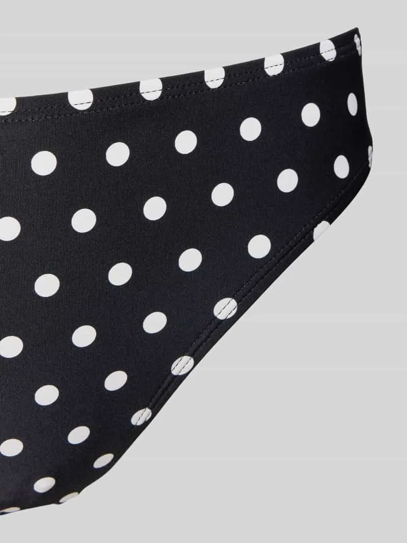 Michael Kors High Leg bikinibroek model 'CLASSIC DOT' zwart, foto 3