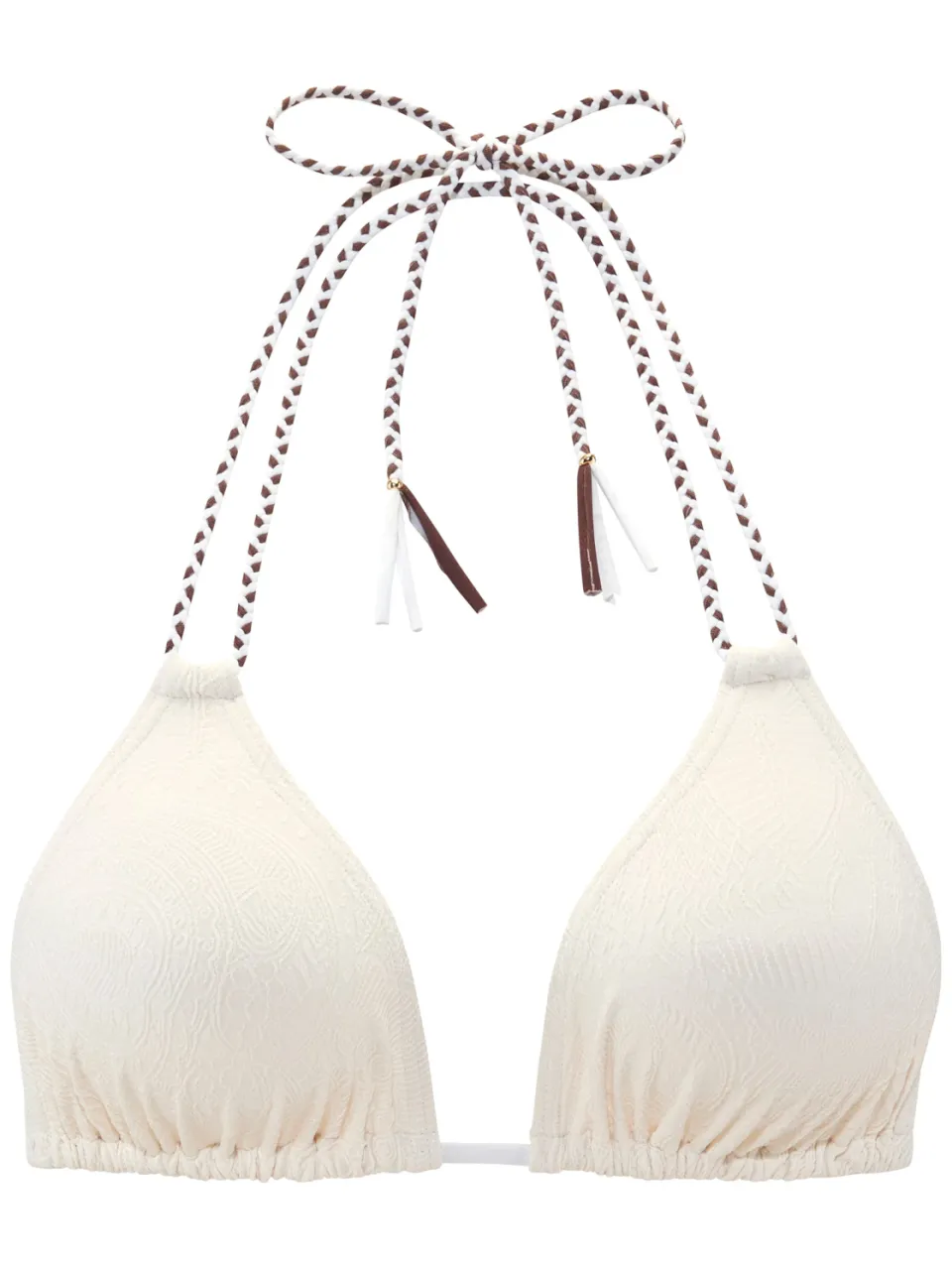 triangelbikinitop crème, foto 2