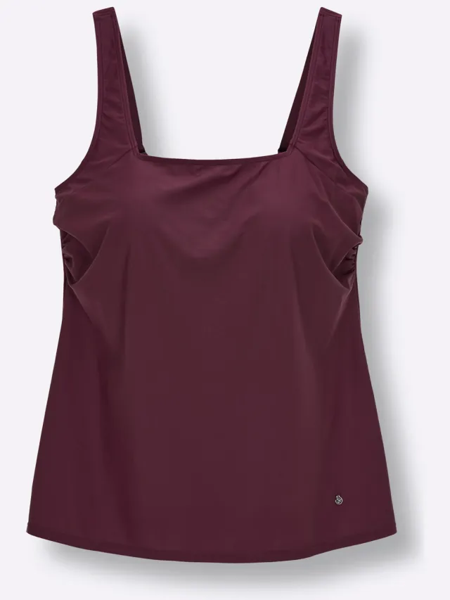 Tankini-bovenstuk bordeaux, foto 2
