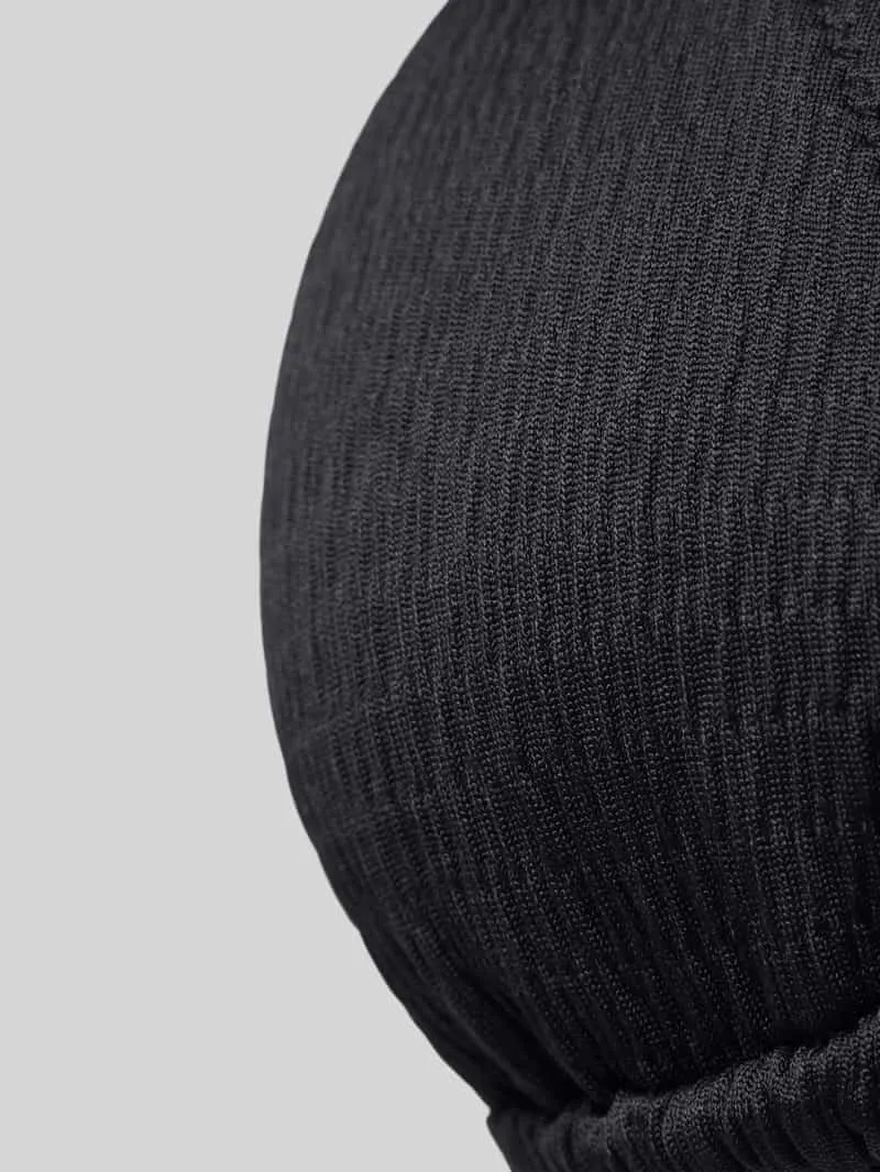 Calvin Klein Bikinitop met structuurmotief, model 'TRIANGLE' zwart, foto 3