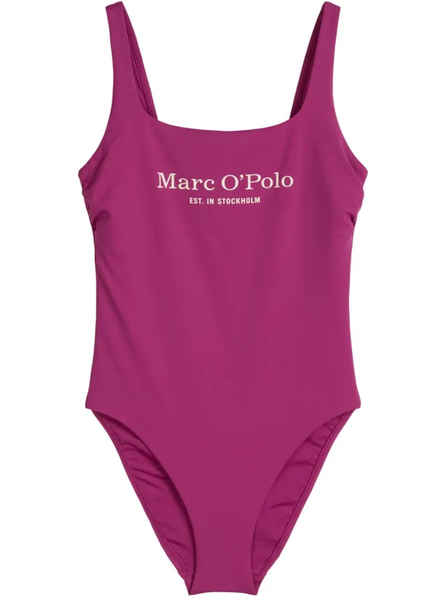 Marc O'Polo Vrouwen Badpak Abstract Leaf paars, foto 2
