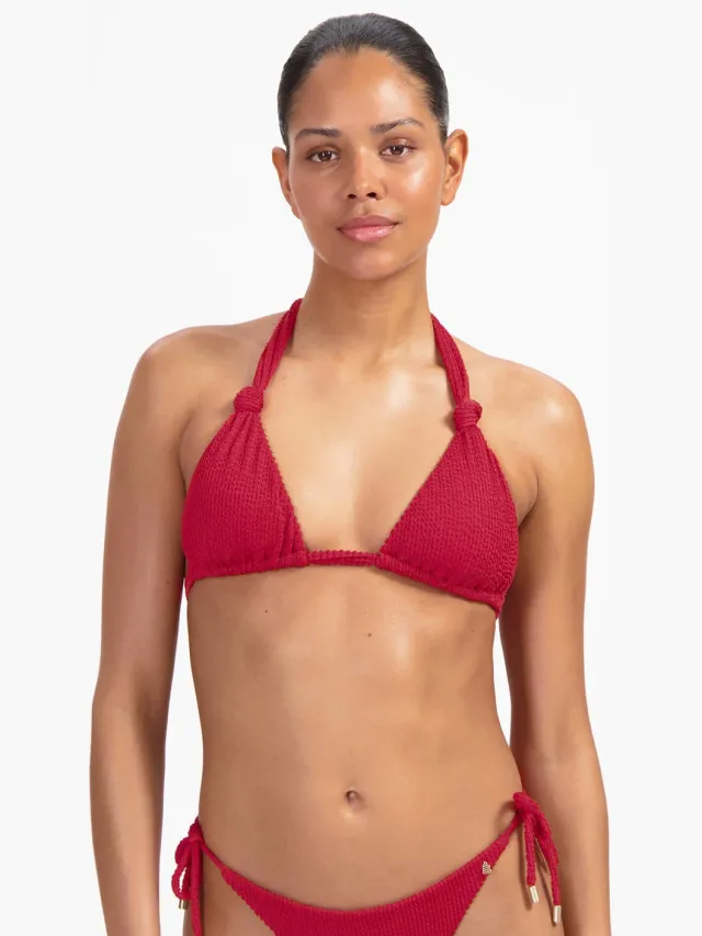 Beachlife triangel bikinitop rood