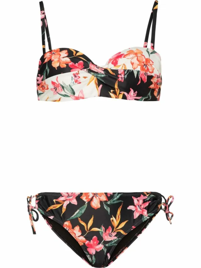 Protest Pousada 21 Bcup bandeau bikini dames True Black