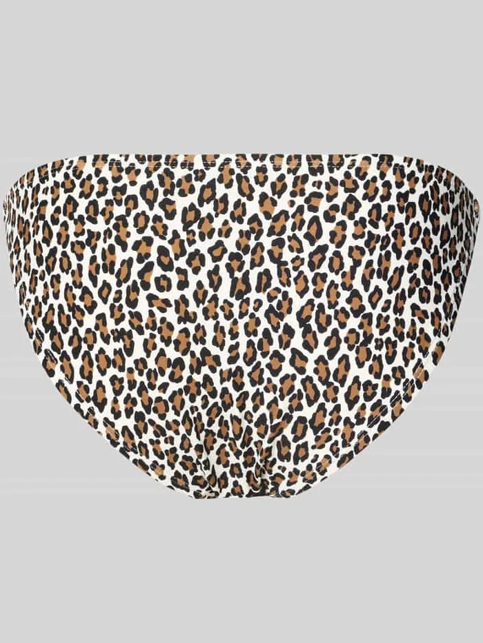 Michael Kors slim fit bikinibroekje in allover-dierenprint zwart, foto 2