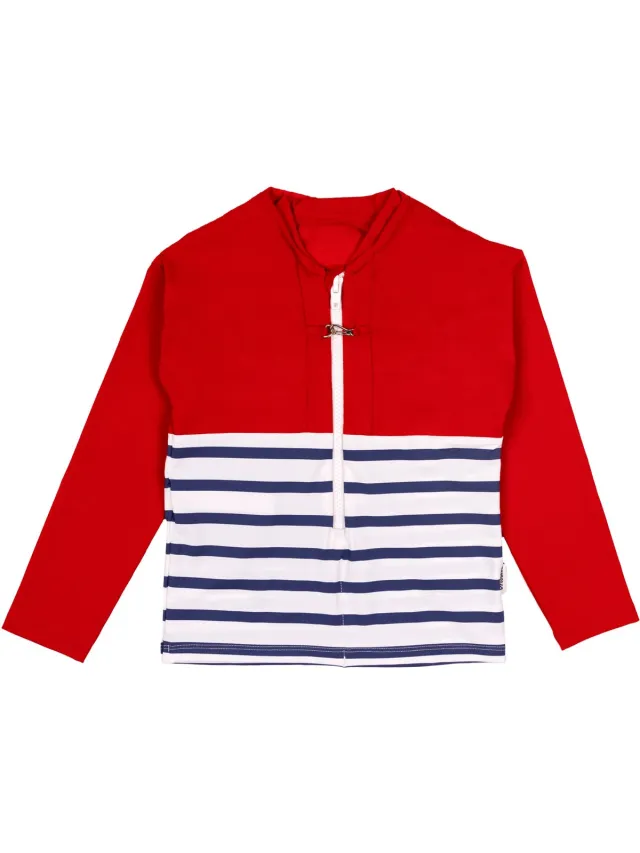 Floatee Anti-Verdrinking T-shirt Lange Mouwen - 2 Jaar - Rood